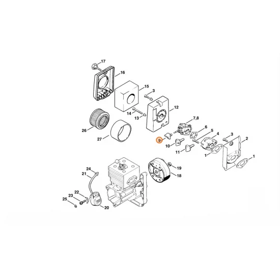 STIHL  Pokrętło 4203 182 9501